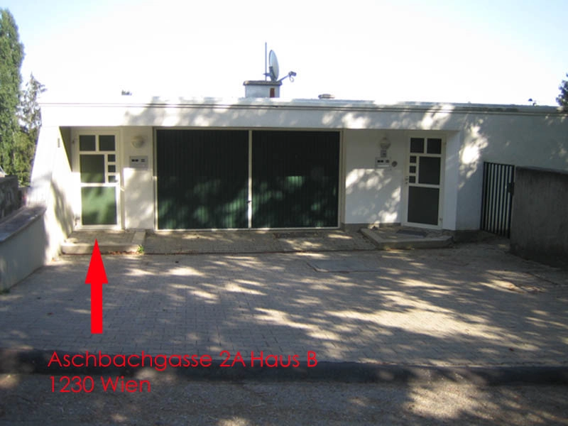 Eingang Aschbachgasse, Wegbeschreibung zum Wild-auf-Leben-Workshopraum